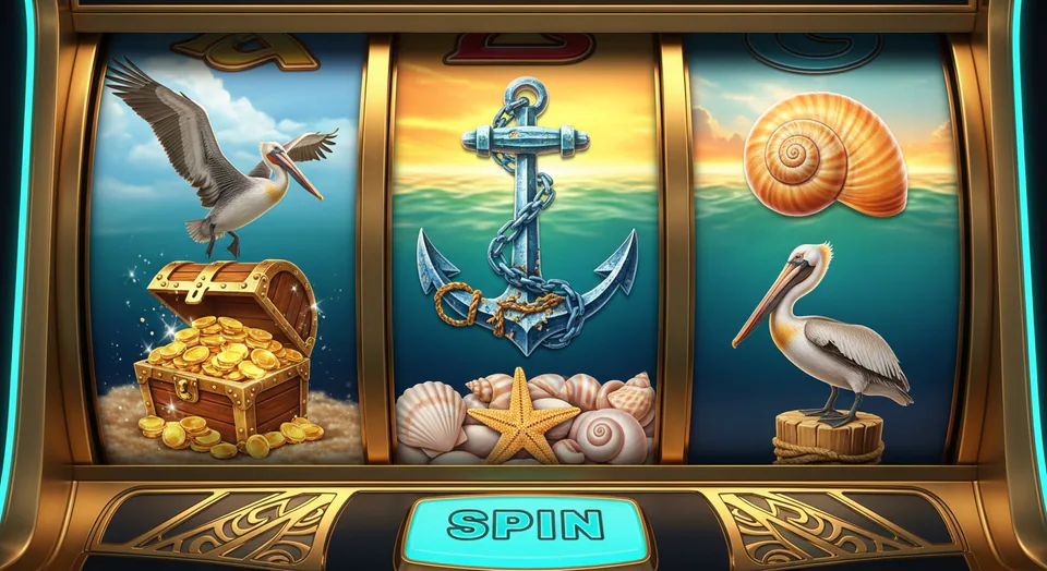 Golden Waves game board